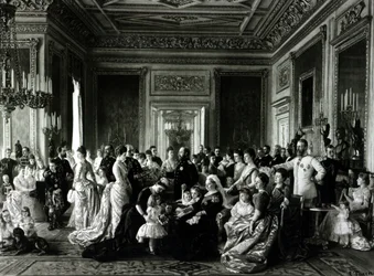 Die Familie von Königin Victoria, 1887